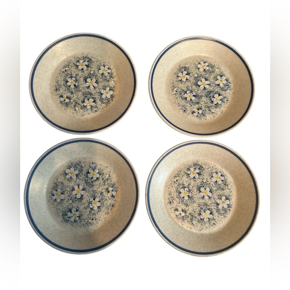 Vintage Lenox Temperware Dewdrops Pattern 6.5" Dessert Bread Plates Set of 4